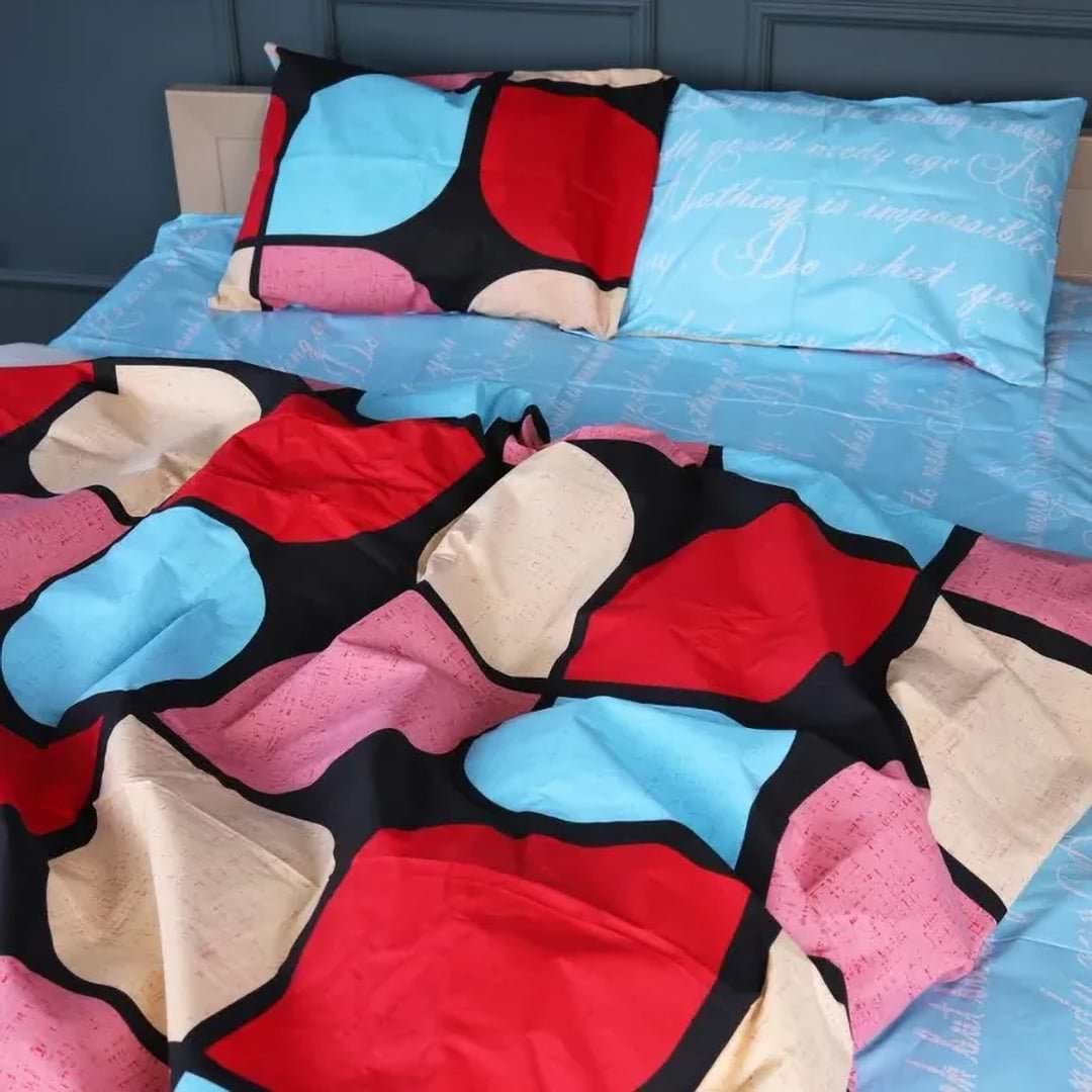 Комплект постільної білизни MirSon Ranforce Elite 17-0747 Turquoise Details 220х240 (2200010847253)