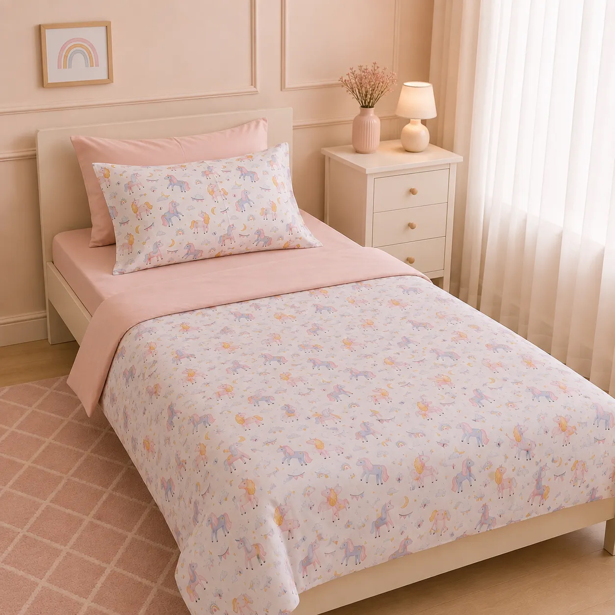 Комплект постельного белья MirSon Kids Time 22-1421 Unicorn meanness 160х220 (2200011186795)