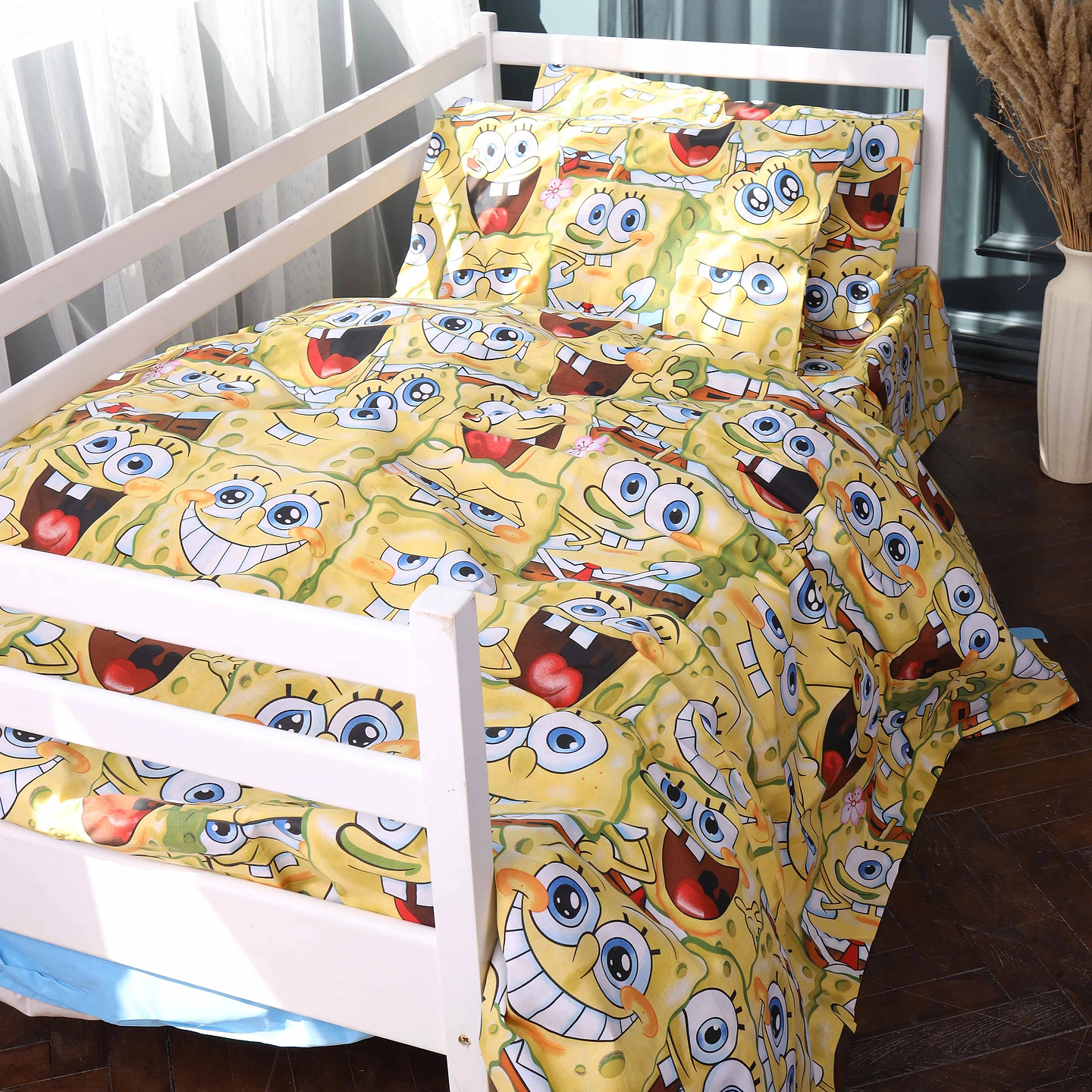 Комплект постельного белья MirSon Бязь 17-0804 Funny Sponge Bob 160х220 (2200011447353)