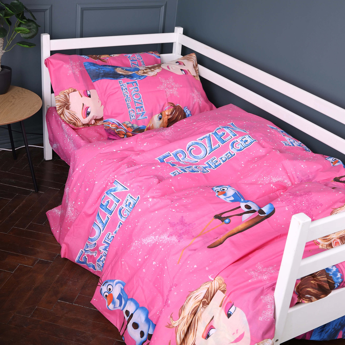 Комплект постельного белья MirSon Бязь Kids Time 17-0805 Disney Frozen 160х220 (2200011448350)