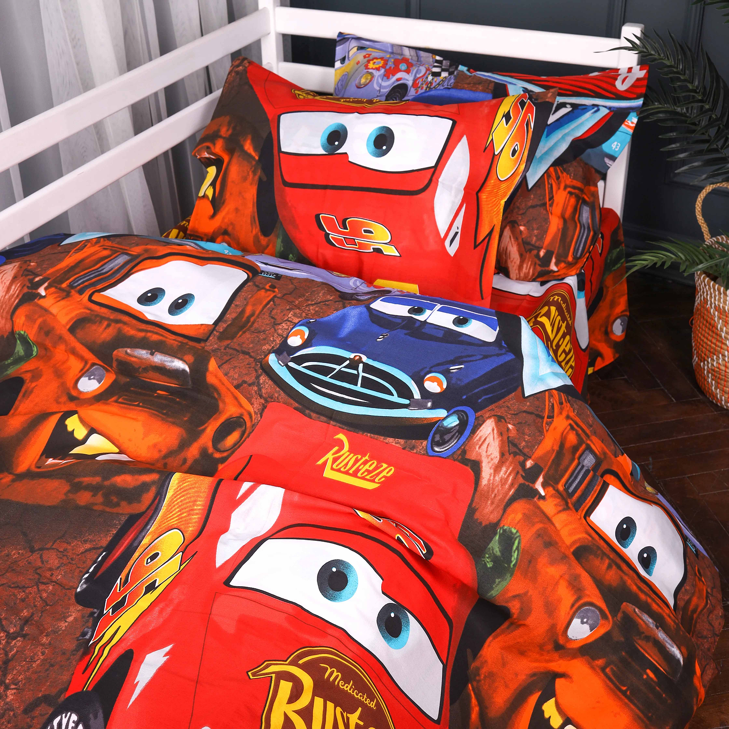 Комплект постельного белья MirSon 160х220 см 17-0889 Cars Retro Race Бязь (2200012388402)