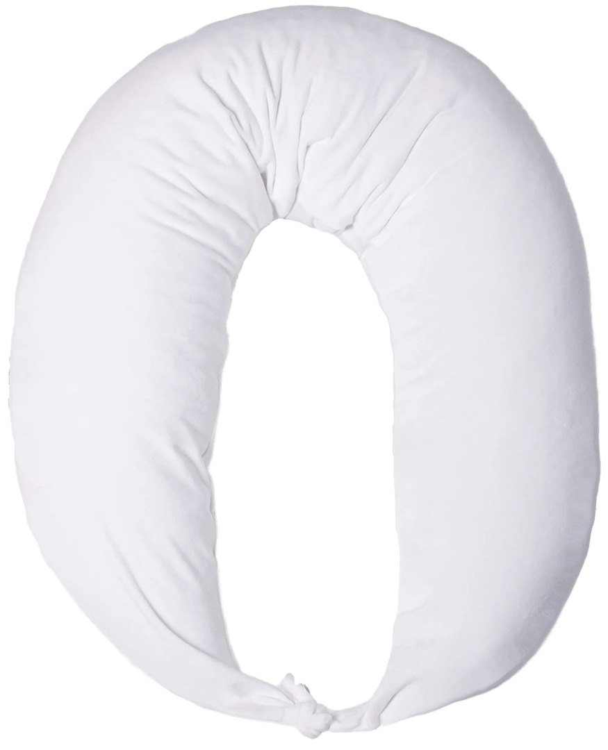 Подушка для кормления MirSon №8300 Velvet Line 28-0001 White Велюр 30х170х20 см (2200006200253)