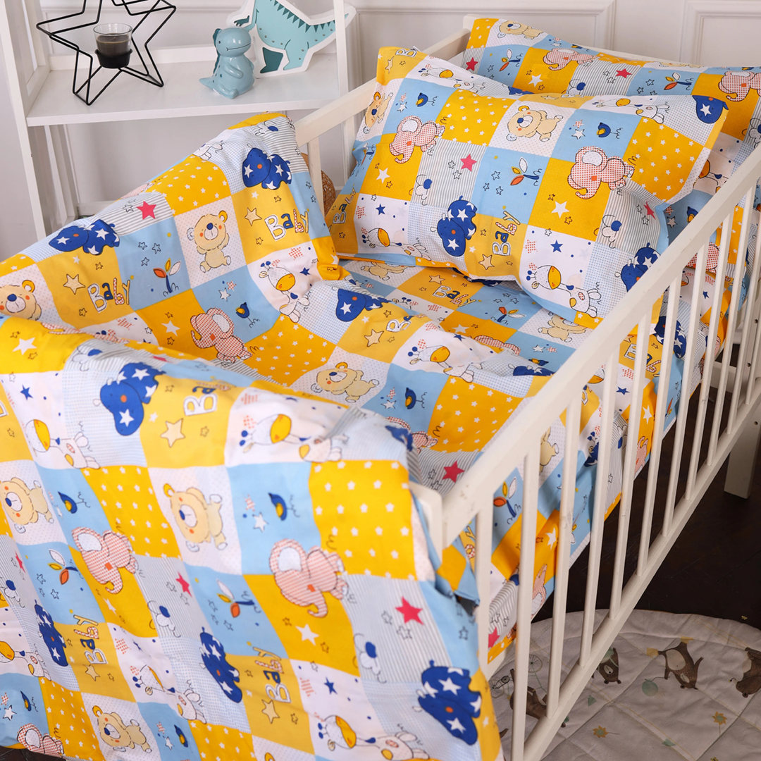 Комплект постільної білизни MirSon Бязь 20-0038 Cute animals 160х220 (2200010271027)