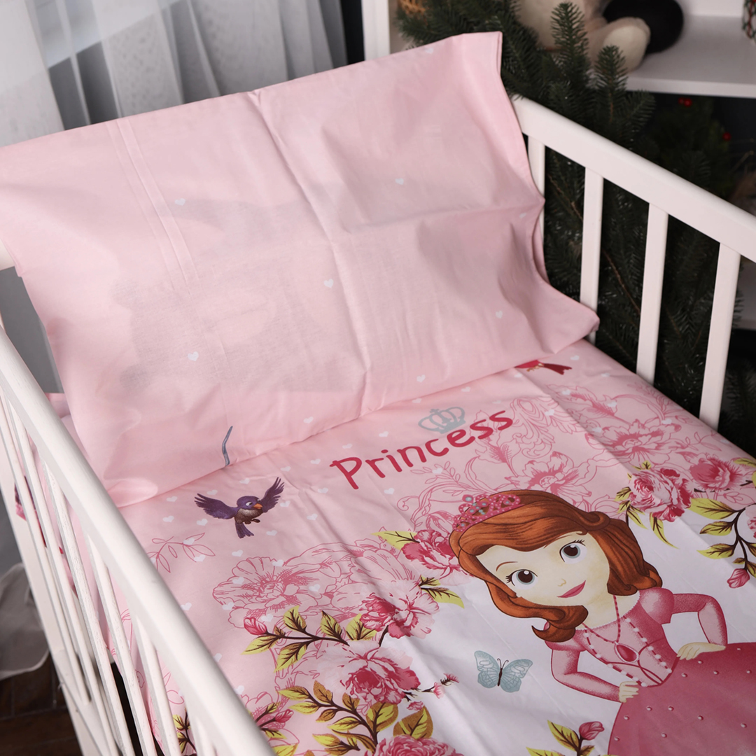 Простирадло дитяче MirSon Ranforce Elite 17-0701 Princess Sofia 180x220 см (2200010458459)