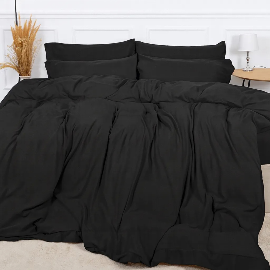 Простирадло односпальне MirSon Winter Frost 28-0007 Black Velvet 70x140 см (2200007102303)