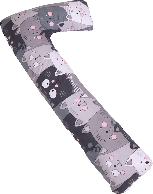 Фото - Подушка для майбутніх мам MirSon Г-подібна №5009 Color Line 17-0543 Hendri 140x40x20 см (2200010969603)