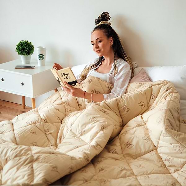 Фото - Одеяло зимнее двуспальное евро MirSon Экстра 0024 200x220 см (2200000004499)