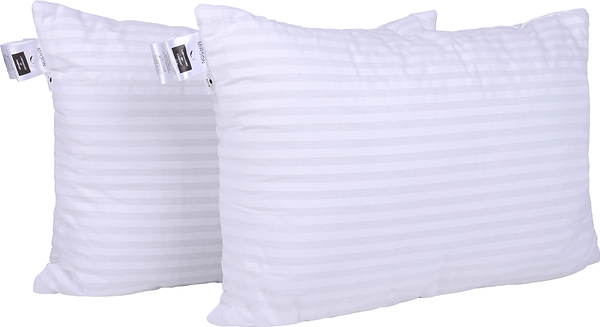 Фото - Подушка стандартна MirSon №0121 Сolor Fun Line 17-0605 Stripe White Tencel 50х70 см (2200010863581)