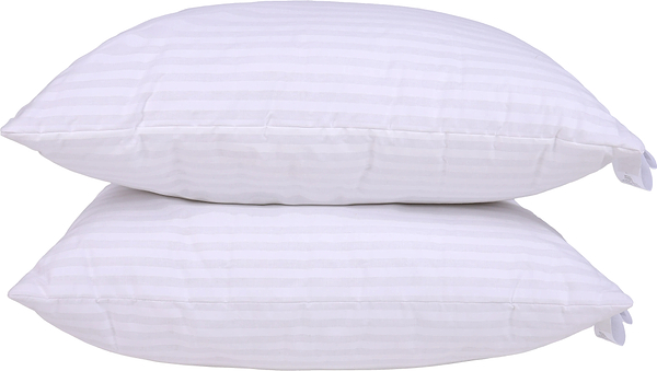 Фото - Подушка стандартна MirSon №0121 Сolor Fun Line 17-0605 Stripe White Tencel 50х70 см (2200010863581)