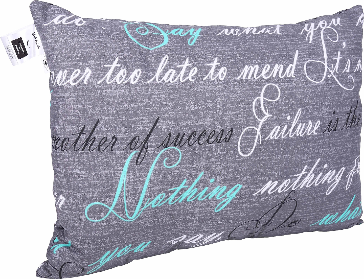 Подушка стандартна MirSon №0127 Сolor Fun Line 17-0003 Tulio EcoSilk 50х70 см (2200010863611)