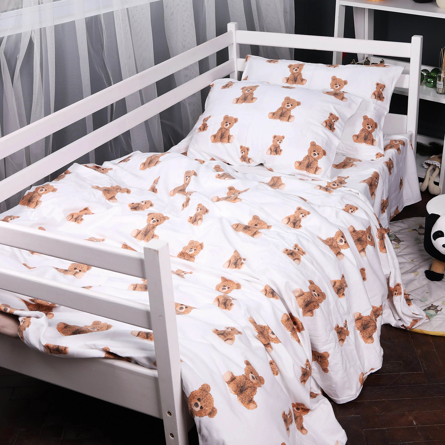 Комплект постельного белья MirSon 017 Teddy 2 x 143 x 210 см (2200009655593)