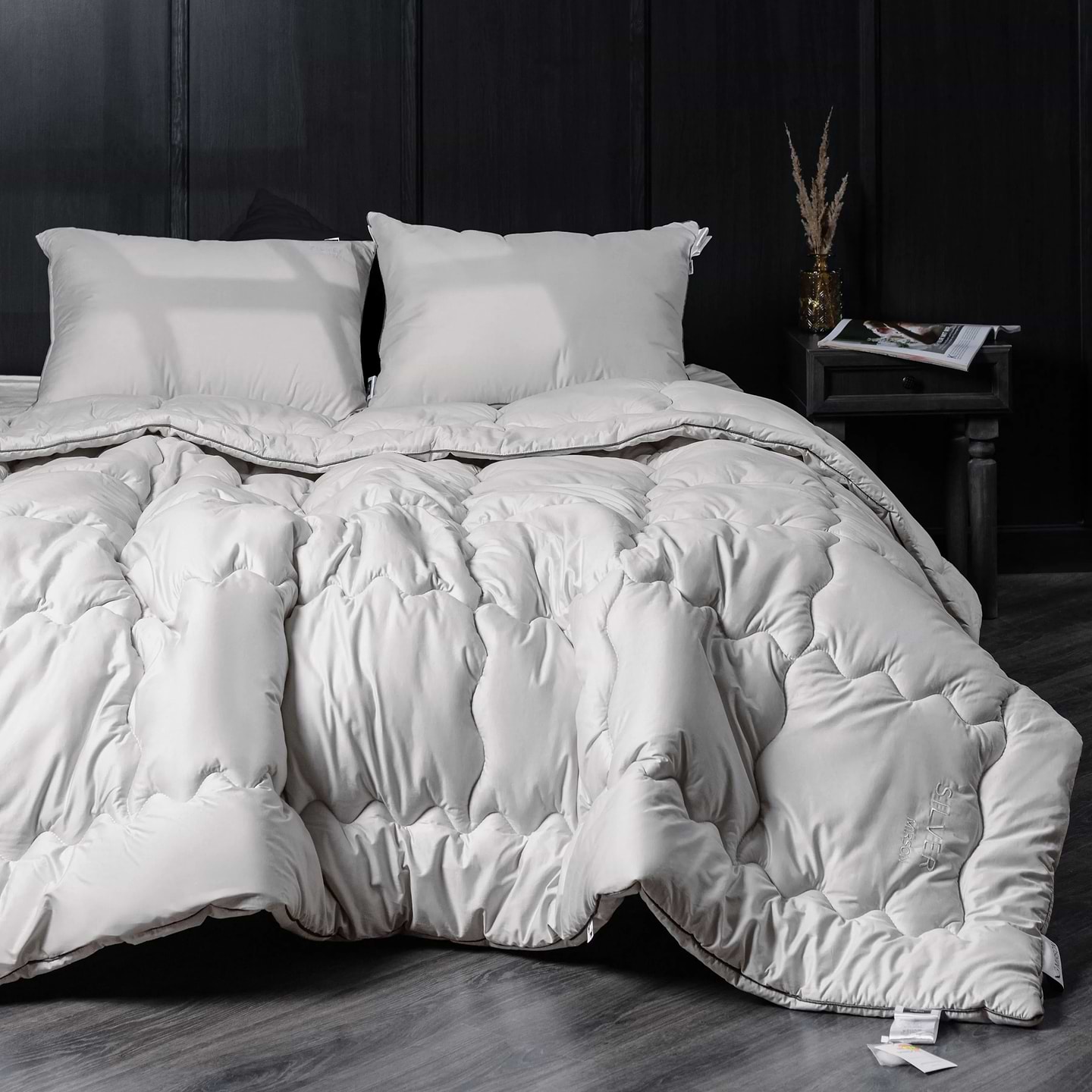 Ковдра дитяча демісезонна MirSon антиалергенна №1002 "Silver Cloud" EcoSilk 110х140 (2200010352283)