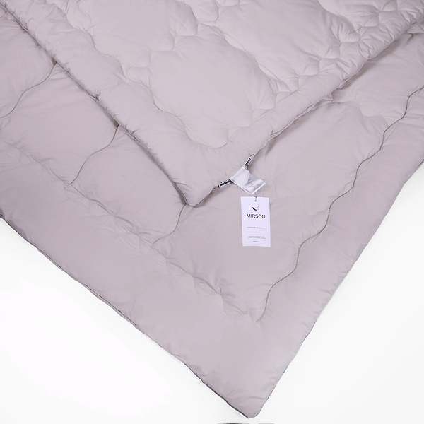 Фото - Ковдра демісезонна двоспальна MirSon антиалергенна №1002 "Silver Cloud" EcoSilk 172х205 (2200010352481)