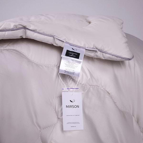 Фото - Ковдра зимова полуторна MirSon антиалергенна №1004 "Silver Cloud" EcoSilk 155х215 (2200010352689)