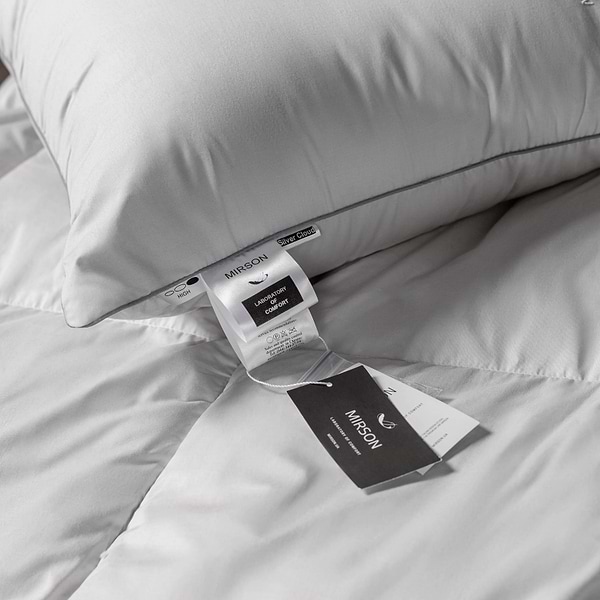 Фото - Ковдра демісезонна двоспальна євро MirSon шовкова №1060 Silver Cloud 200х220 см (2200010356465)