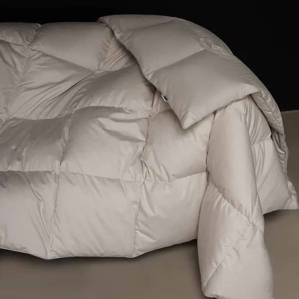 Фото - Ковдра демісезонна двоспальна євро MirSon шовкова №1060 Silver Cloud 200х220 см (2200010356465)