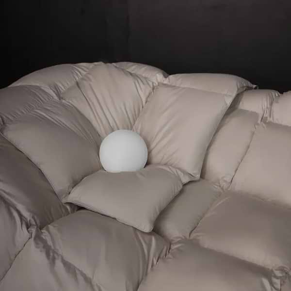 Фото - Одеяло зимнее двуспальное евро MirSon 100% пух Сатин-Премиум пуходержащий № 066 "Silver Cloud" 220х240 (2200009348693)