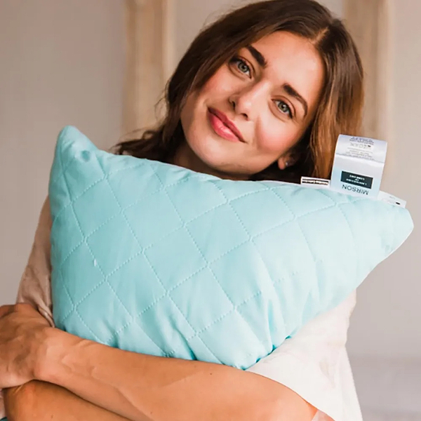 Фото - Подушка стандартна MirSon 1161 Valentino EcoSilk 70х70 см (2200001515437)