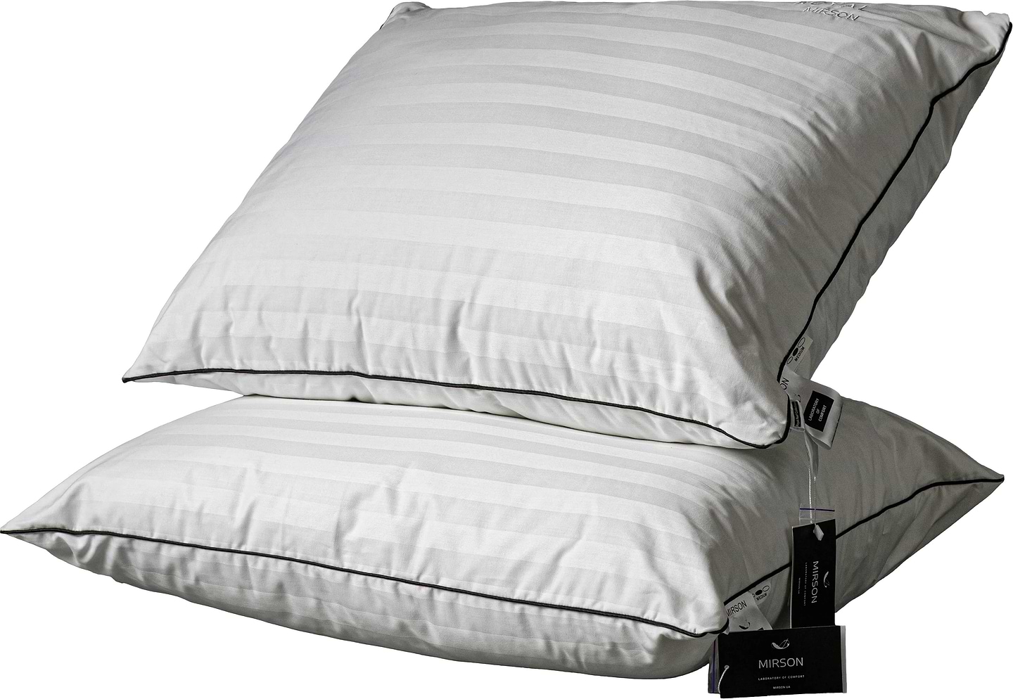 Подушка стандартна MirSon Royal Pearl Hand Made №626 з евкаліптом Висока 70х70 (2200000852526)