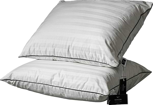 Фото - Подушка стандартна MirSon 1491 Royal Pearl Hand Made memory effekt Висока 50х70 см (2200001540477)