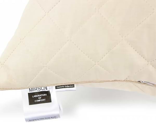 Фото - Подушка стандартна MirSon шовкова 1253 Carmela Silk Kapok М'яка 40х60 см (2200001518513)