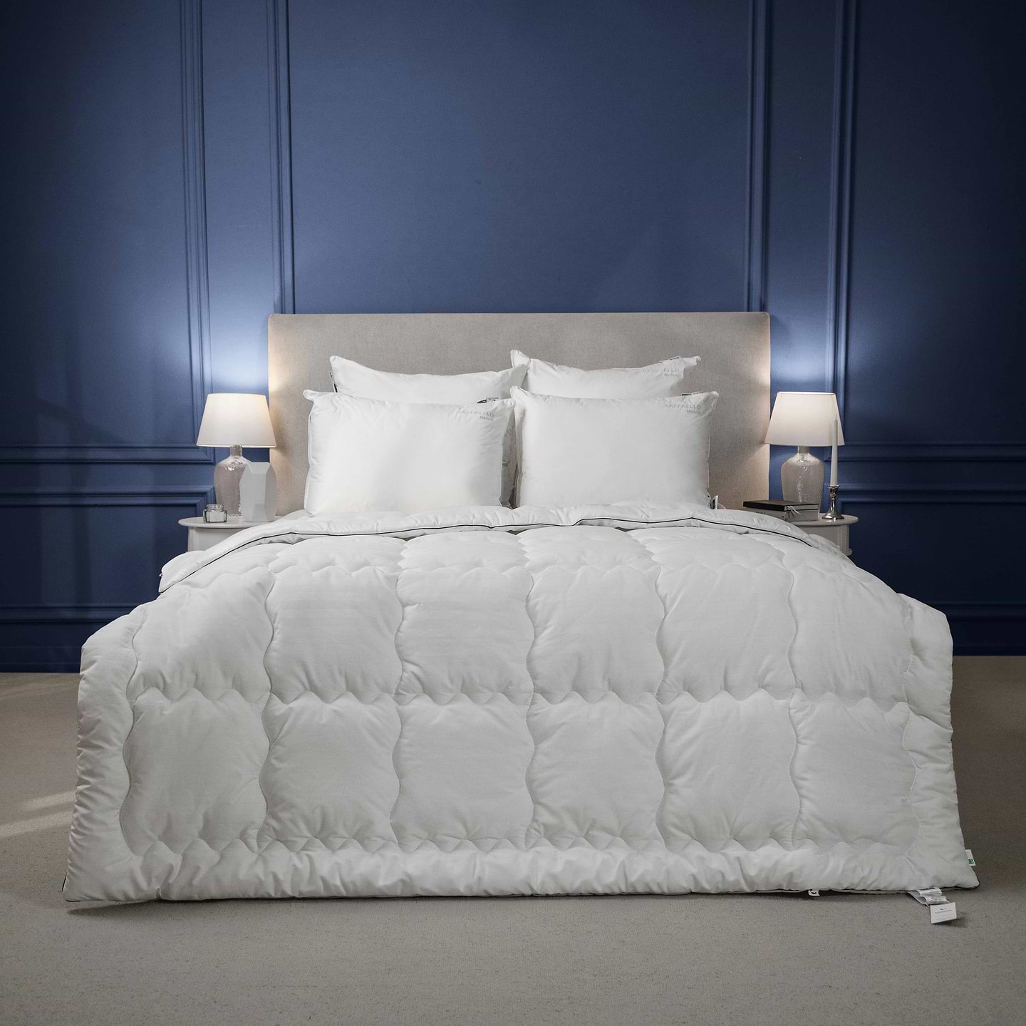 Ковдра зимова двоспальна євро MirSon №1374 Royal Pearl Hand Made 200x220 см (2200001533059)