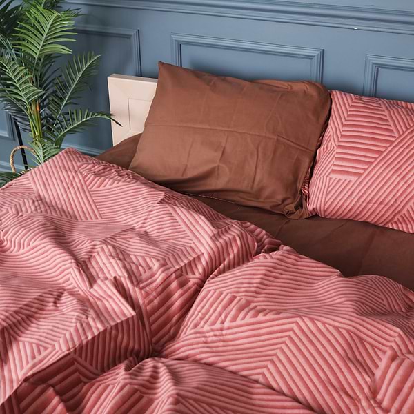 Фото - Комплект постельного белья MirSon 143х210 см Ranforce Elite 17-0631 Diamond Brown Ранфорс (2200008465759)