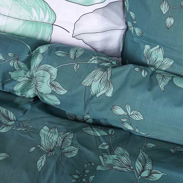 Фото - Комплект постільної білизни MirSon 143х210 см 17-0718 Emerald Foliage Ranforce Elite (2200010685213)