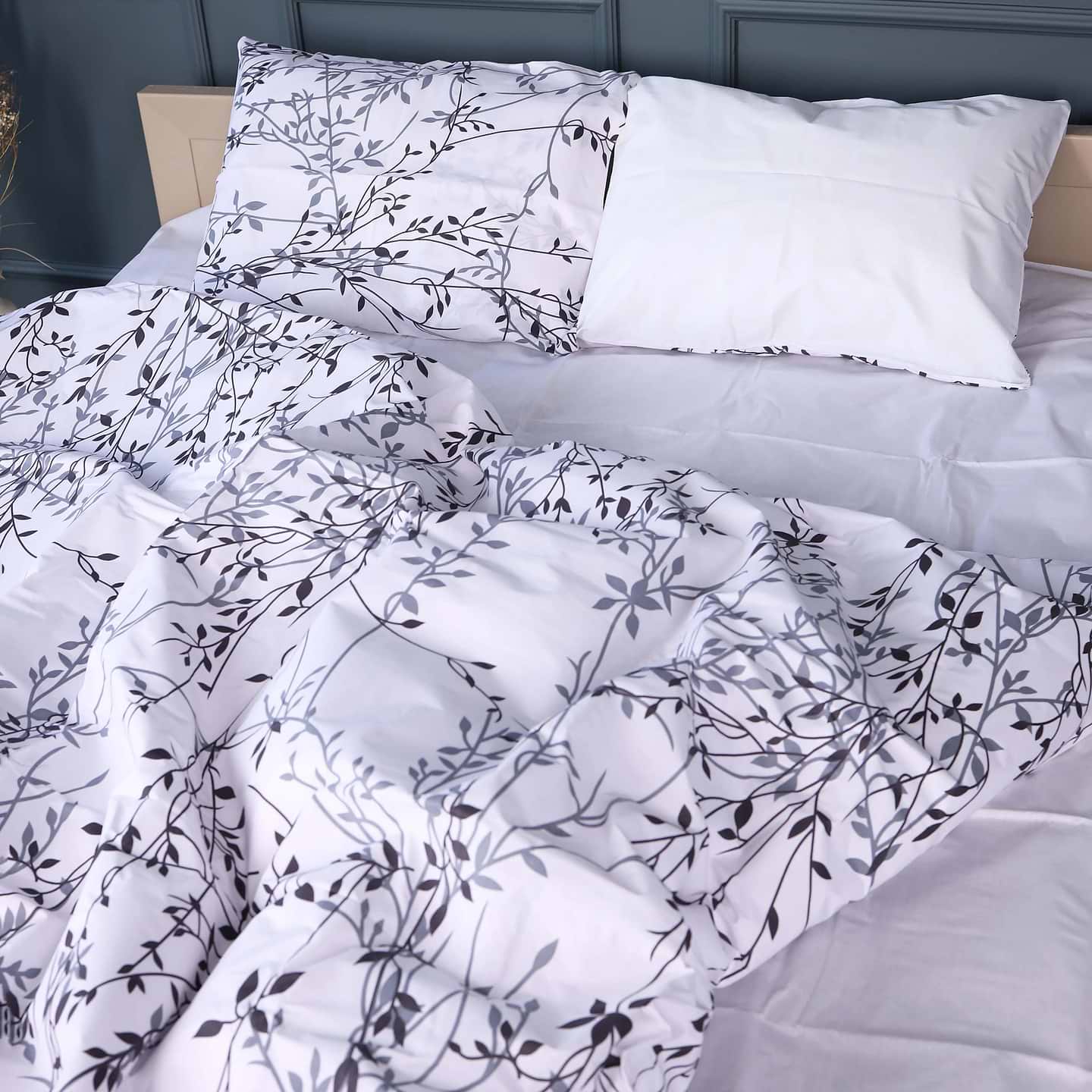 Комплект постельного белья MirSon King Size 220х240 см 17-0771 Garden Tale Бязь (2200011147802)