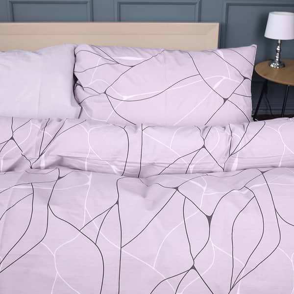 Фото - Комплект постільної білизни MirSon King Size 220х240 см 17-0809 Accents Gray Бязь (2200011493510)