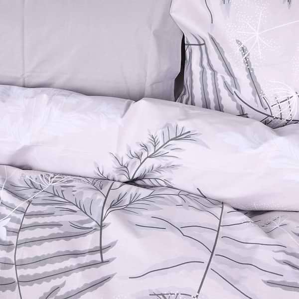 Фото - Комплект постельного белья MirSon 143х210 см 17-0815 Silver Branches Ranforce Elite (2200011496702)