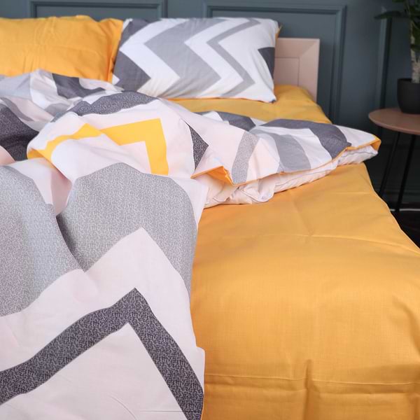 Фото - Комплект постельного белья MirSon 143х210 см 17-0829 Zigzag ornament Ranforce Elite (2200011566009)