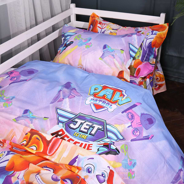 Фото - Комплект постільної білизни MirSon 143х210 см 17-0887 Paw Patrol Girls Dream Бязь (2200012386835)