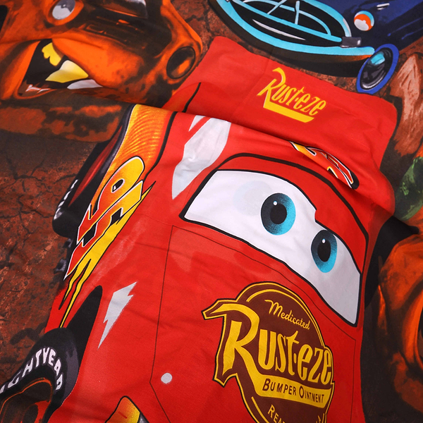 Фото - Комплект постільної білизни MirSon 143х210 см Kids Time 17-0889 Cars Retro Race Бязь (2200012388594)