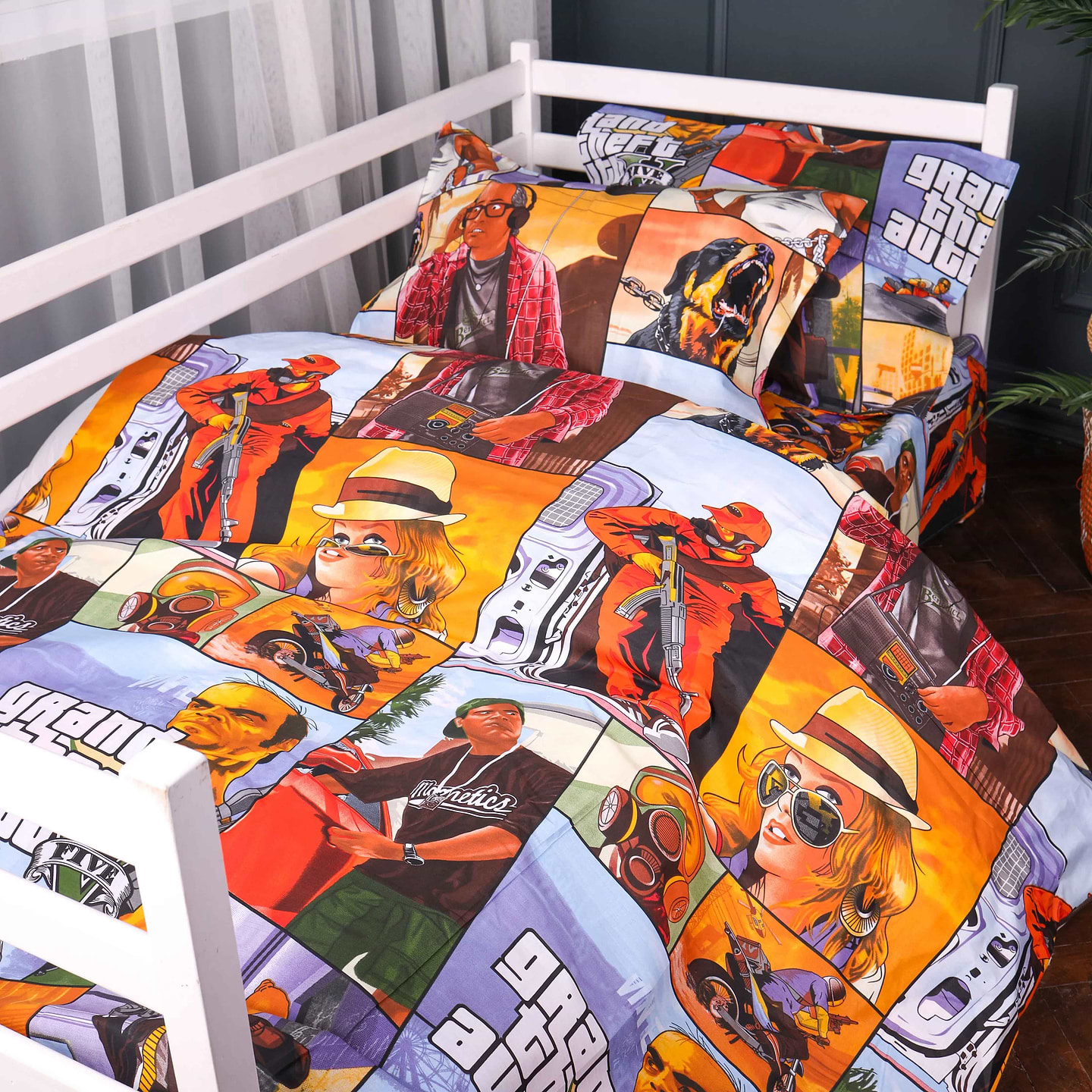 Комплект постельного белья MirSon King Size 220х240 см Kids Time 17-0898 GTA City Бязь (2200012395417)