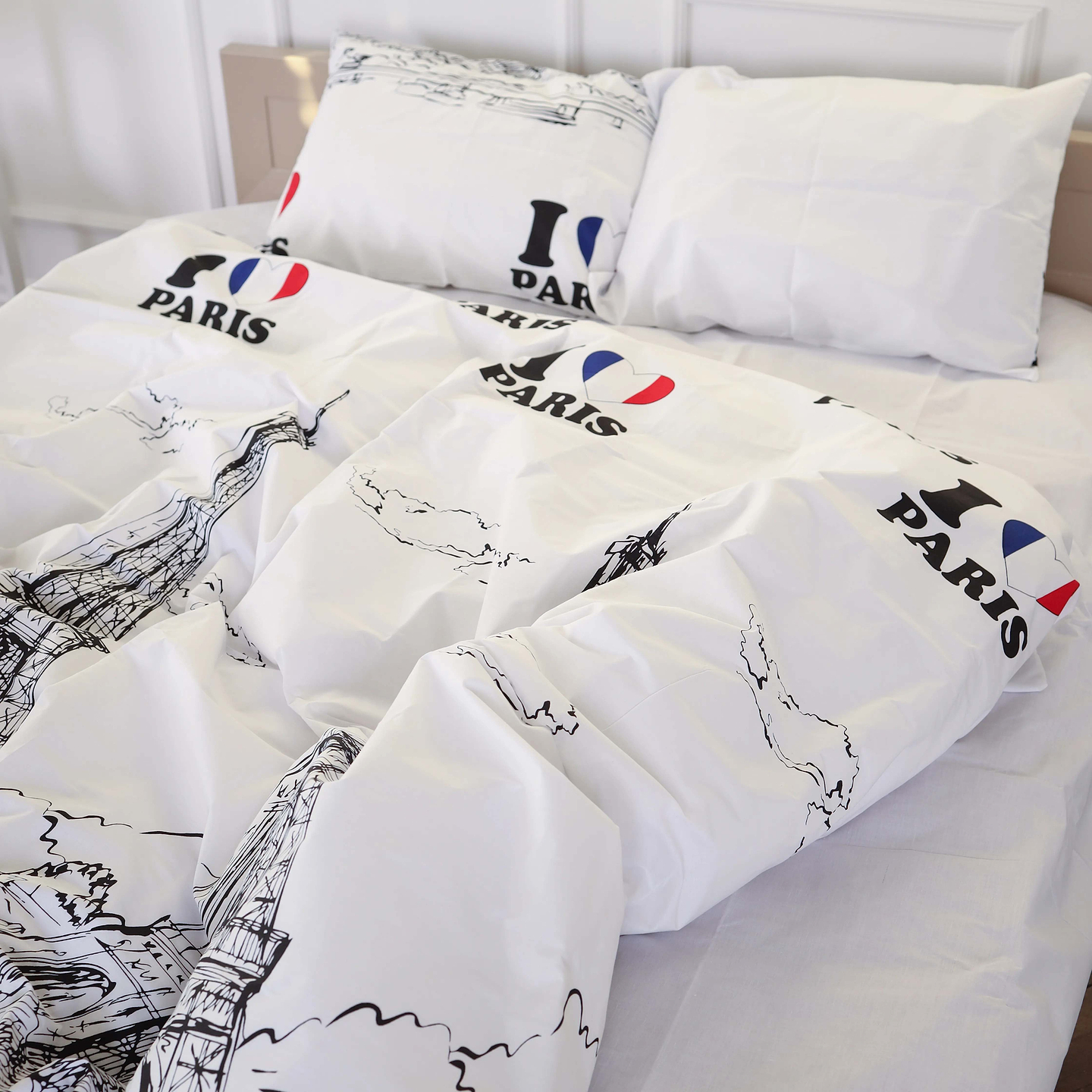 Комплект постельного белья MirSon 143х210 см Ranforce Elite 17-4743 Paris (2200008930066)