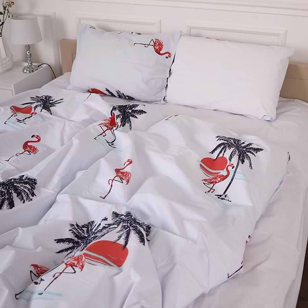 Фото - Комплект постільної білизни MirSon 143х210 см 17-4821 Loraine Бязь (2200009377174)