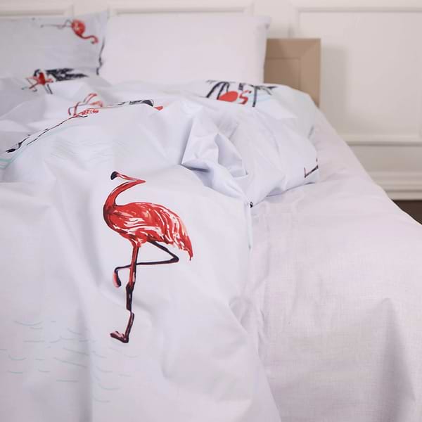 Фото - Комплект постільної білизни MirSon 143х210 см 17-4821 Loraine Бязь (2200009377174)