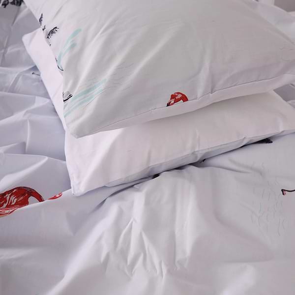 Фото - Комплект постільної білизни MirSon 143х210 см 17-4821 Loraine Бязь (2200009377174)