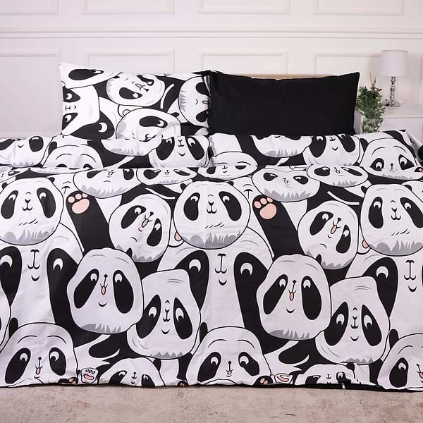 Фото - Комплект постільної білизни MirSon 143х210 см 17-4850 Panda Ranforce Elite (2200009584954)