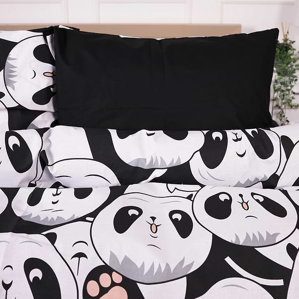 Фото - Комплект постільної білизни MirSon 143х210 см 17-4850 Panda Ranforce Elite (2200009584954)