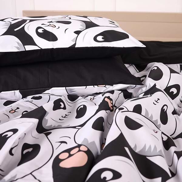 Фото - Комплект постільної білизни MirSon 143х210 см 17-4850 Panda Ranforce Elite (2200009584954)