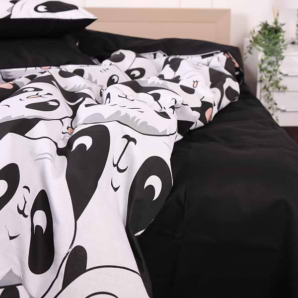 Фото - Комплект постільної білизни MirSon 143х210 см 17-4850 Panda Ranforce Elite (2200009584954)