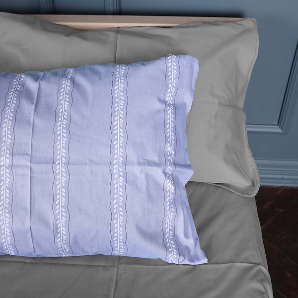 Фото - Комплект постельного белья MirSon 143х210 см 22-1378 Silver Vine Сатин (2200010476323)