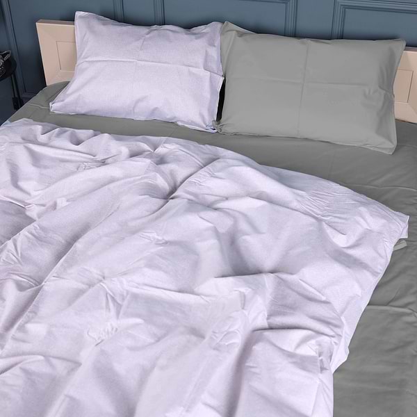 Фото - Комплект постельного белья MirSon 143х210 см 22-1380 Grey Gleam Сатин (2200010476897)