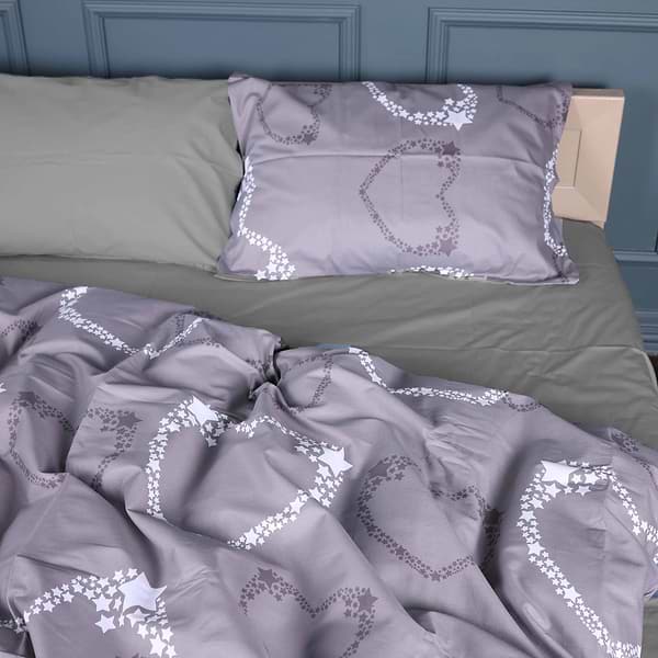 Фото - Комплект постільної білизни MirSon 143х210 см 22-1389 Loving Hearts Сатін (2200010563498)