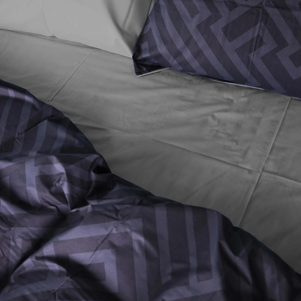 Фото - Комплект постельного белья MirSon 143х210 см 22-1396 Geometric Vibes Сатин (2200010565478)