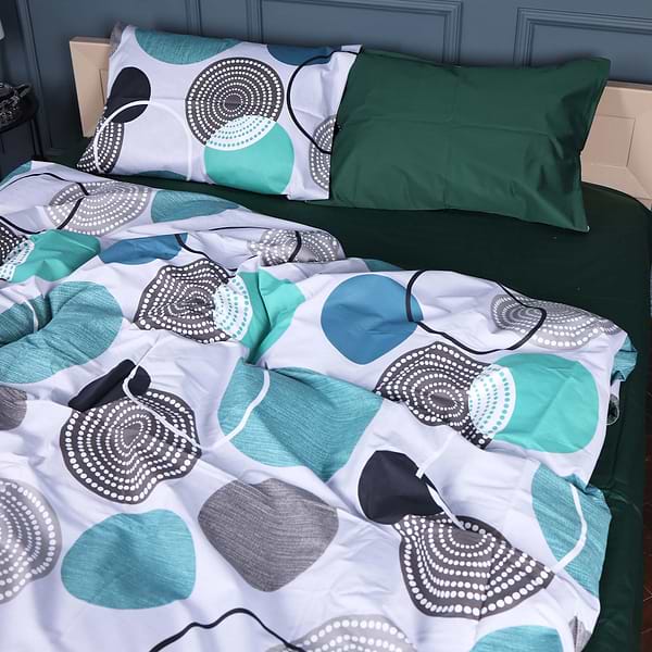 Фото - Комплект постельного белья MirSon 143х210 см 22-1405 Geometry Bliss Сатин (2200010594096)