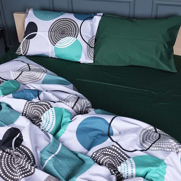 Фото - Комплект постельного белья MirSon 143х210 см 22-1405 Geometry Bliss Сатин (2200010594096)