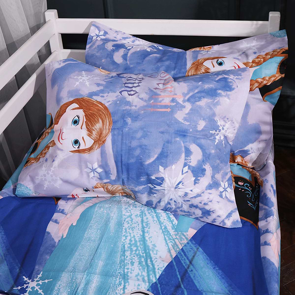 Фото - Комплект постельного белья MirSon 143х210 см Kids Time 17-0893 Frozen Elsa  and  Anna Бязь (2200012391594)